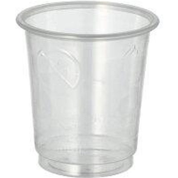 PRO PAC Becher 40 Gläser für Schnaps, PET 4 cl Ø 4,8 cm · 5 cm glasklar