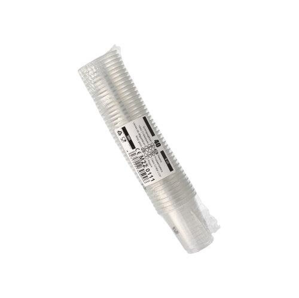 PRO PAC Becher 40 Gläser für Schnaps, PET 4 cl Ø 4,8 cm · 5 cm glasklar – Bild 2 von 2