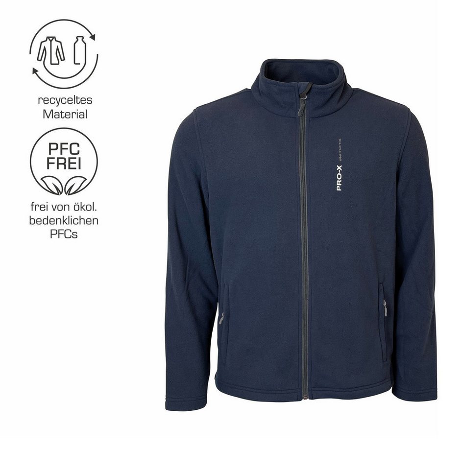 PRO-X ELEMENTS Fleecejacke PAUL Schnelltrocknend – Bild 3 von 3