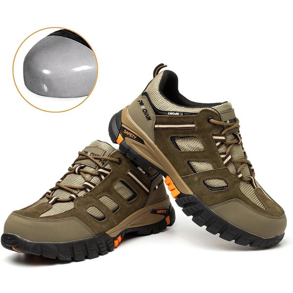 PROCHAIN Sicherheitsschuh S1P SRC, Unisex, Stahlkappe, Stichfest Sicherheitsschuh (Stahlkappe Arbeitsschuhe chutzschuhe Schutzausrüstung, sportlich, bequem, lei