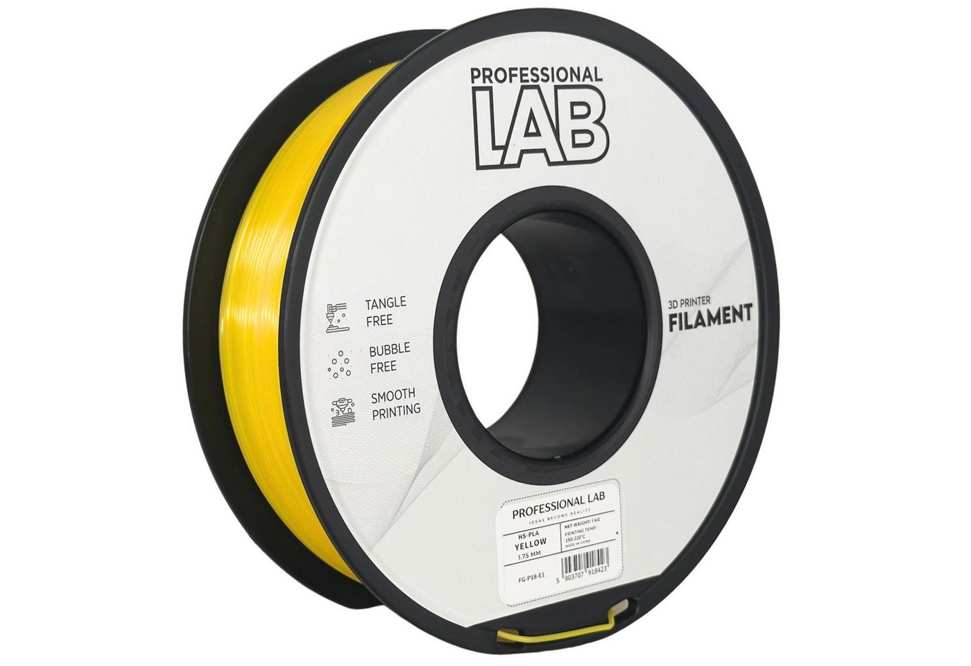 Prof. Lab Filament PLA Filament 1.75mm, 1kg für 3D Drucker Made in Europe – Bild 3 von 3