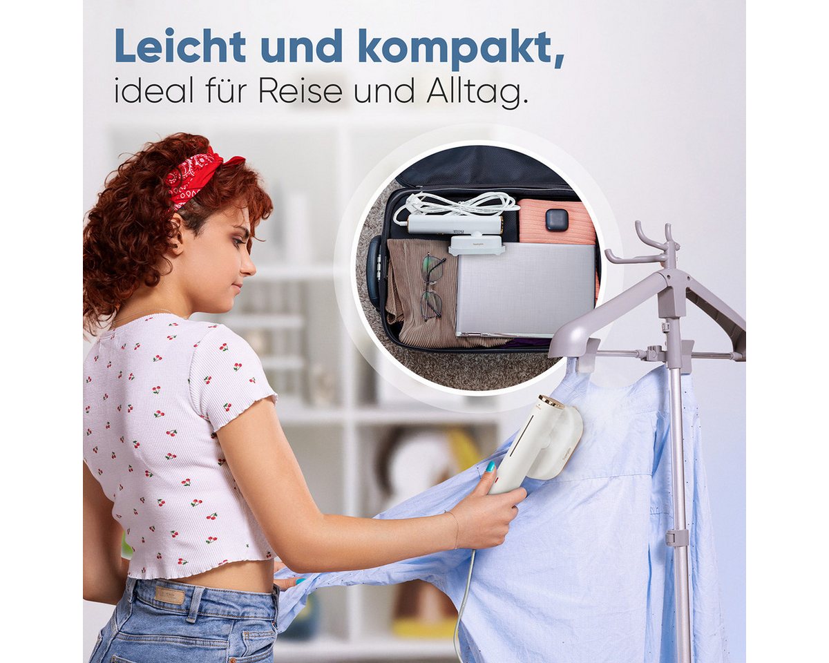 ProfiCare Dampfglätter PC-DG 3124, Dampfglätter, 30 Sek. Aufheizzeit, Steamer – Bild 5 von 5