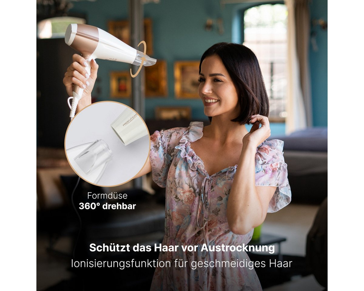 ProfiCare Haartrockner PC-HT 3010, Ionisierungsfunktion, 2200 Watt, 3 Stufen – Bild 4 von 5