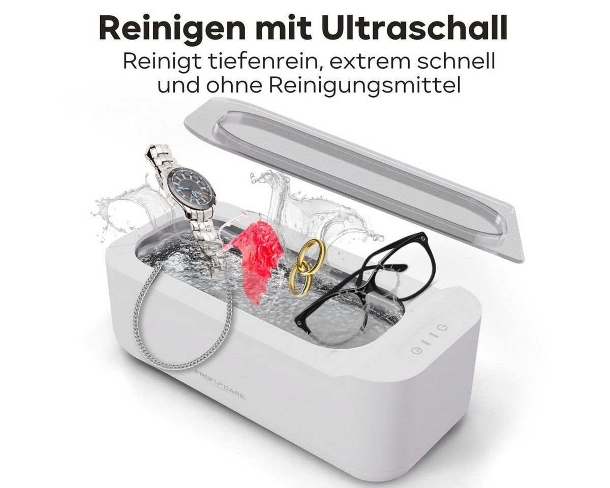 ProfiCare Ultraschallreiniger PC-USR 3120, mit 2 Stufen-Timer & hoher Reinigungsfrequenz – Bild 2 von 5