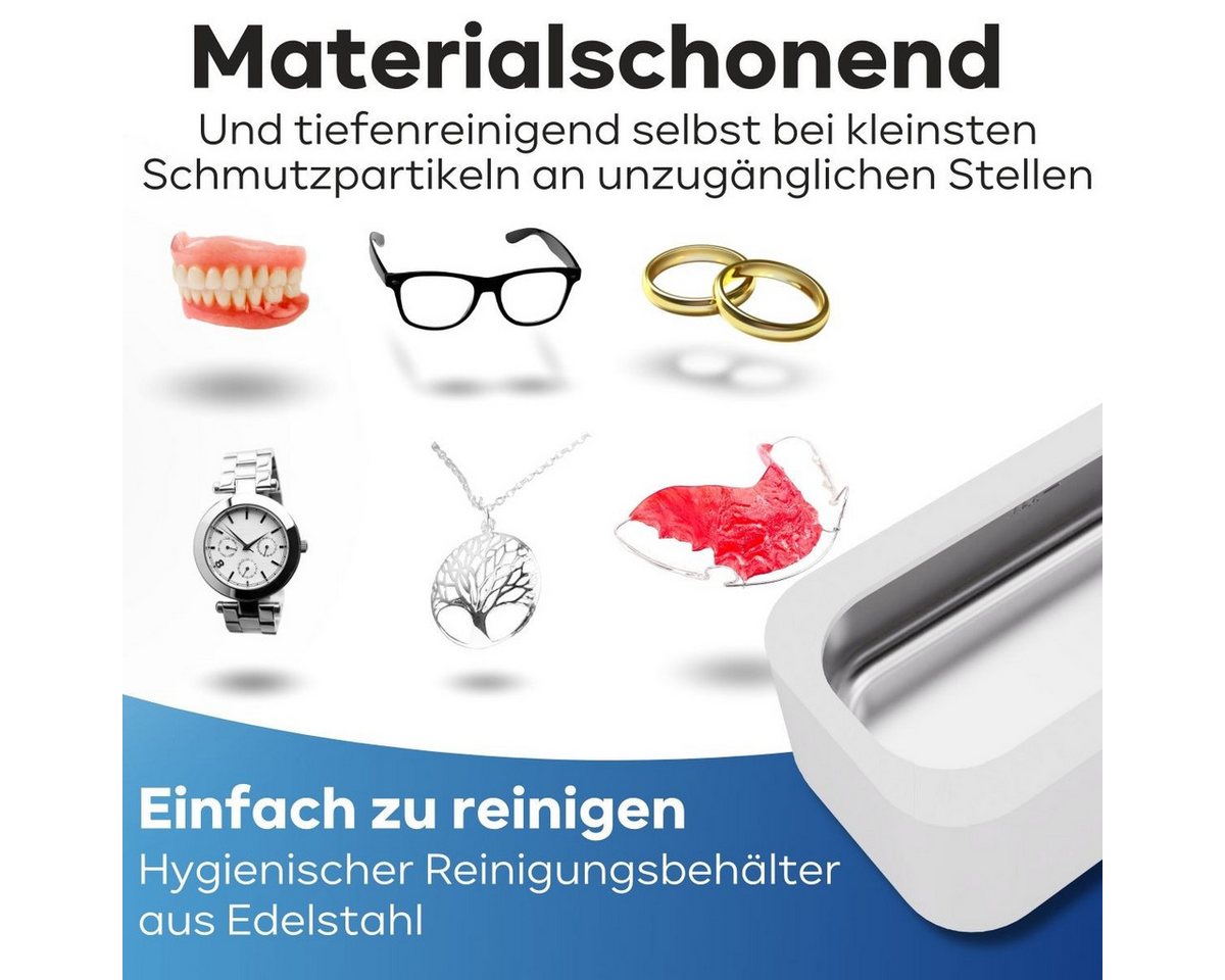 ProfiCare Ultraschallreiniger PC-USR 3120, mit 2 Stufen-Timer & hoher Reinigungsfrequenz – Bild 4 von 5