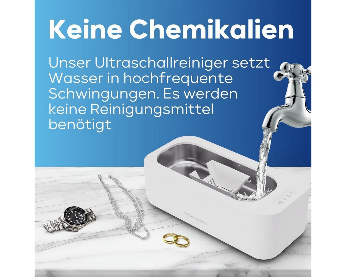 ProfiCare Ultraschallreiniger PC-USR 3120, mit 2 Stufen-Timer & hoher Reinigungsfrequenz – Bild 5 von 5