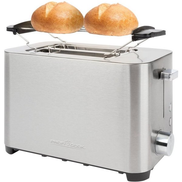ProfiCook Toaster PC-TA 1251, Toaster 2 Scheiben, Edelstahl