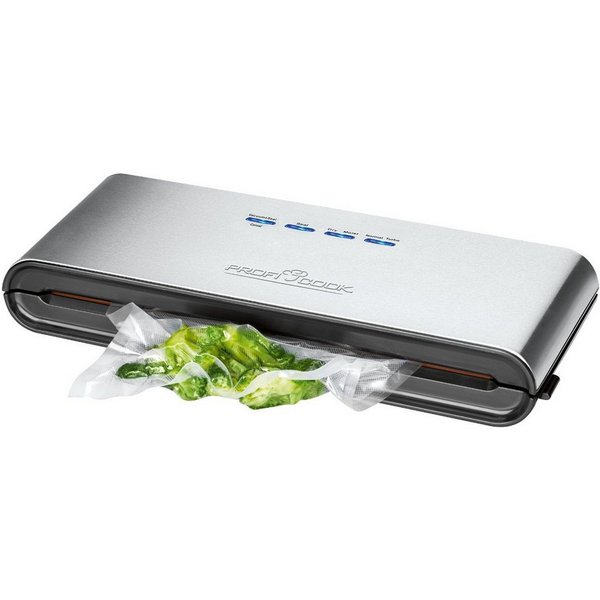 ProfiCook Vakuumierer PC-VK 1080, inkl. 18 Beutel, Lebensmittel 8x länger Frisch