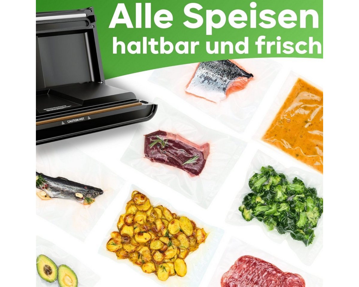 ProfiCook Vakuumierer PC-VK 1080, inkl. 18 Beutel, Lebensmittel 8x länger Frisch – Bild 3 von 5