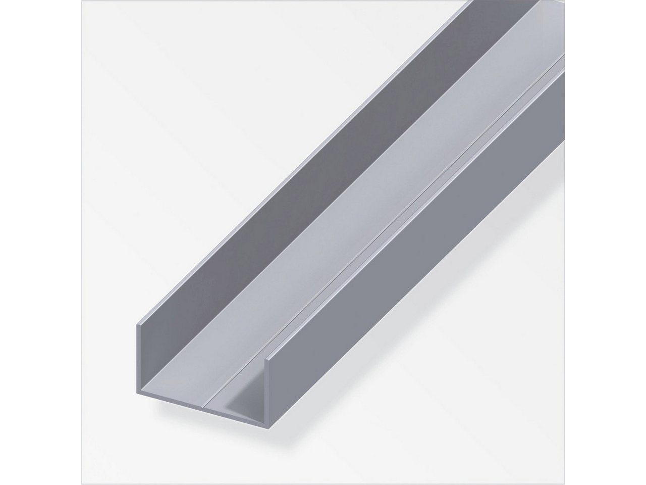 alfer Profil alfer Rechteck-U 1 m, 23.5 x 43.5 x 1.5 mm – Bild 2 von 2
