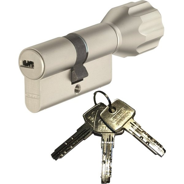 ABUS Profilzylinder ABUS EC550 ECK550 Knaufzylinder versch. Längen, mit 3-6 Schlüssel, Verschiedenschließend