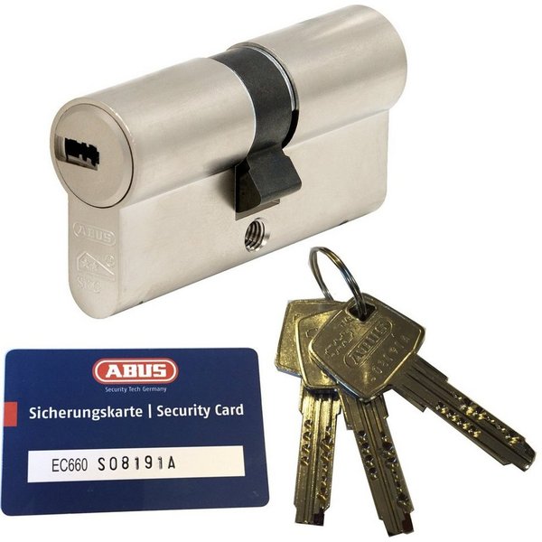 ABUS Profilzylinder ABUS EC660 Doppelzylinder versch. Längen, 3- 10 Schlüssel, Verschiedenschließend mit N+G
