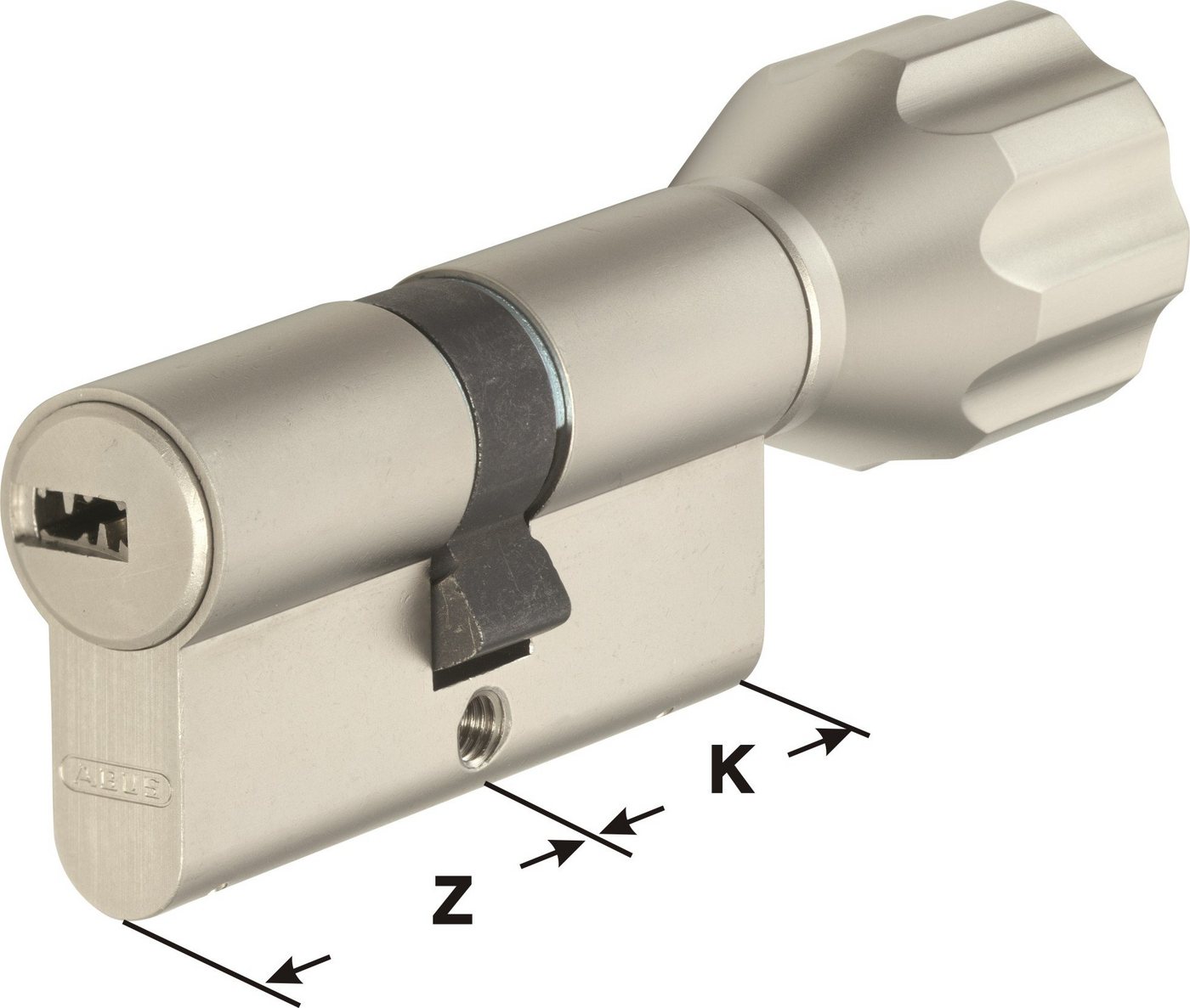 ABUS Profilzylinder ABUS EC660 ECK660 Knaufzylinder versch. Längen, mit Sicherungskarte, Verschiedenschließend – Bild 2 von 2