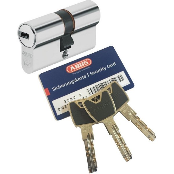 ABUS Profilzylinder ABUS XP20S Doppelzylinder versch. Längen, 3-10 Schlüssel, Verschiedenschließend mit N+G