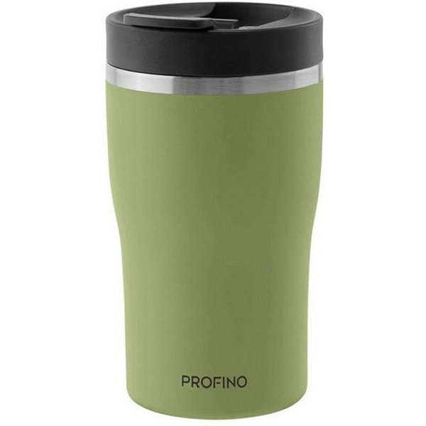 Profino Thermobecher BARISTA, salbei, Edelstahl, Kunststoff