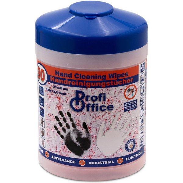 ProfiOffice ProfiOffice Reinigungstücher feucht Universal Hand Werkstatt 90 Stk Reinigungstücher (1-tlg., effektive Reinigung ohne Wasser und Alkohol)