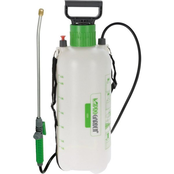Progarden Drucksprühgerät Drucksprüher Gartenspritze Sprühflasche 8 L, (Stück, 1-tlg., Packung), Pflanzensprüher, 8 Liter, Drucksprüher, mit Tragegurt, Pumpsprü