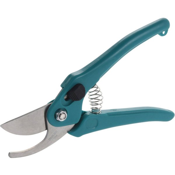 Progarden Gartenschere Blumenschere Rosenschere Grün 18 cm PP Griff, (Stück, 1-tlg., Packung), Blumenschere, Rosenschere, Astschere, Schere