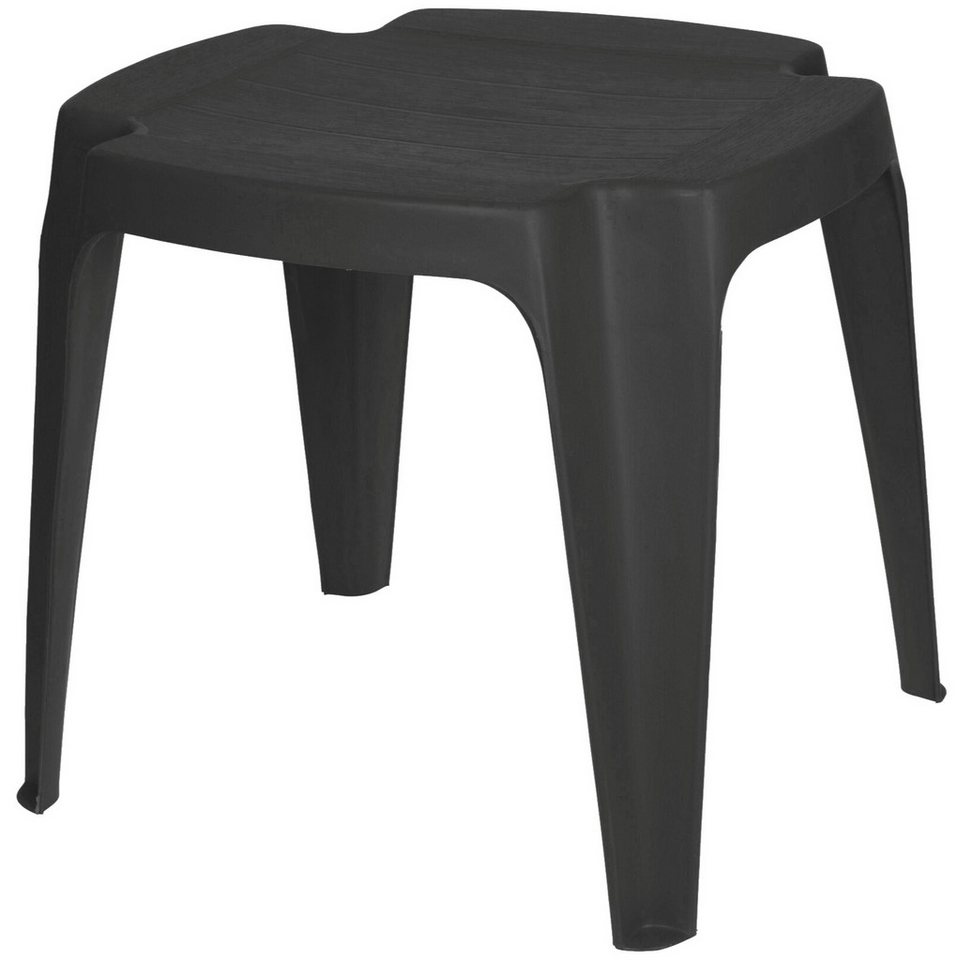 Progarden Sitzhocker Gartenhocker Kunststoff 43x38x38 cm Anthrazit Arbeitshocker 2er Set (Set, 2 St., Packung), Vierbeiner, Wetterfest, Kunststoff, Schwarz, Sta – Bild 4 von 4