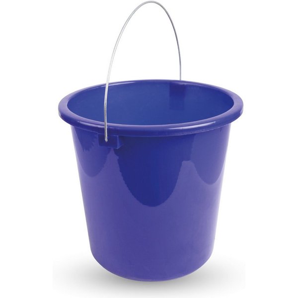 ProHome Putzeimer Kunststoffeimer Metallbügel, (1-tlg., 10 Liter), Eimer stapelbarer Haushaltseimer BPA-frei, Made in EU - Kunstsotff