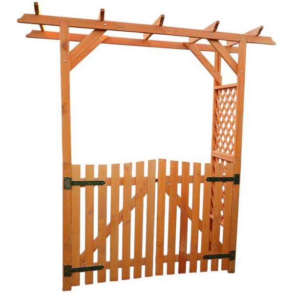 promadino Rosenbogen Bamberg, mit Türen, BxTxH: 200x51x130 cm