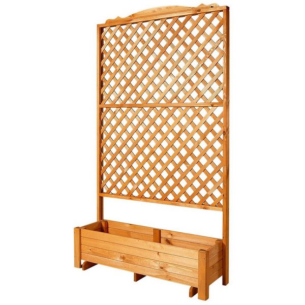 promadino Spalier Romantica, mit Pflanzkasten, BxTxH: 120x38x210 cm