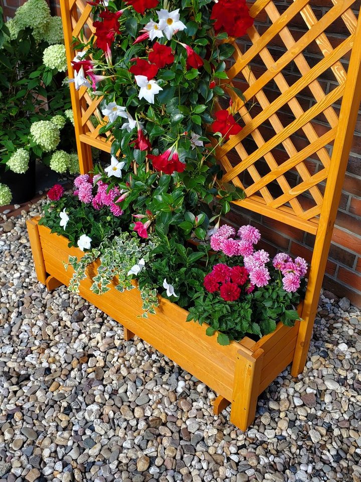 promadino Spalier Romantica, mit Pflanzkasten, BxTxH: 120x38x210 cm – Bild 5 von 5