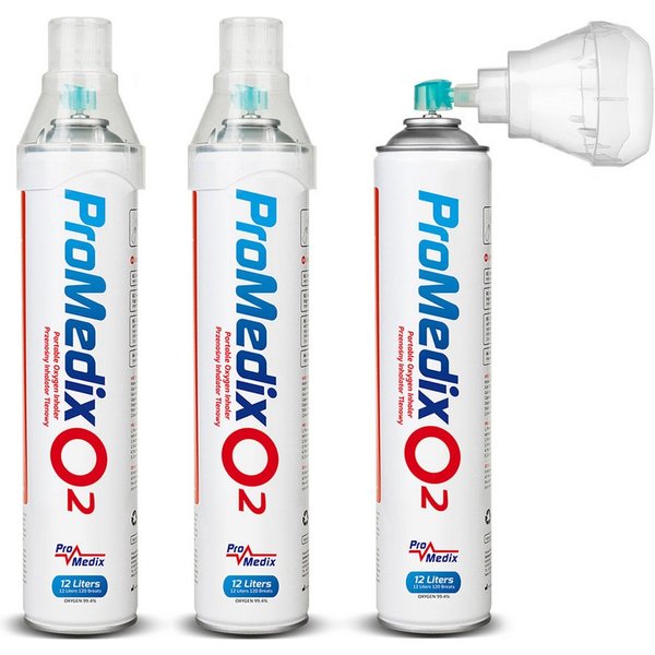Promedix Inhalator PR-994, 3-tlg., Sauerstoffkonzentration 99,4%, 12Liter Volumen