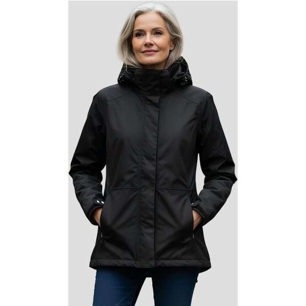 Promodoro Funktionsjacke Outdoorjacke Slim Jacke winddicht-wasserdicht-atmungsaktiv, abnehmbare Kapuze