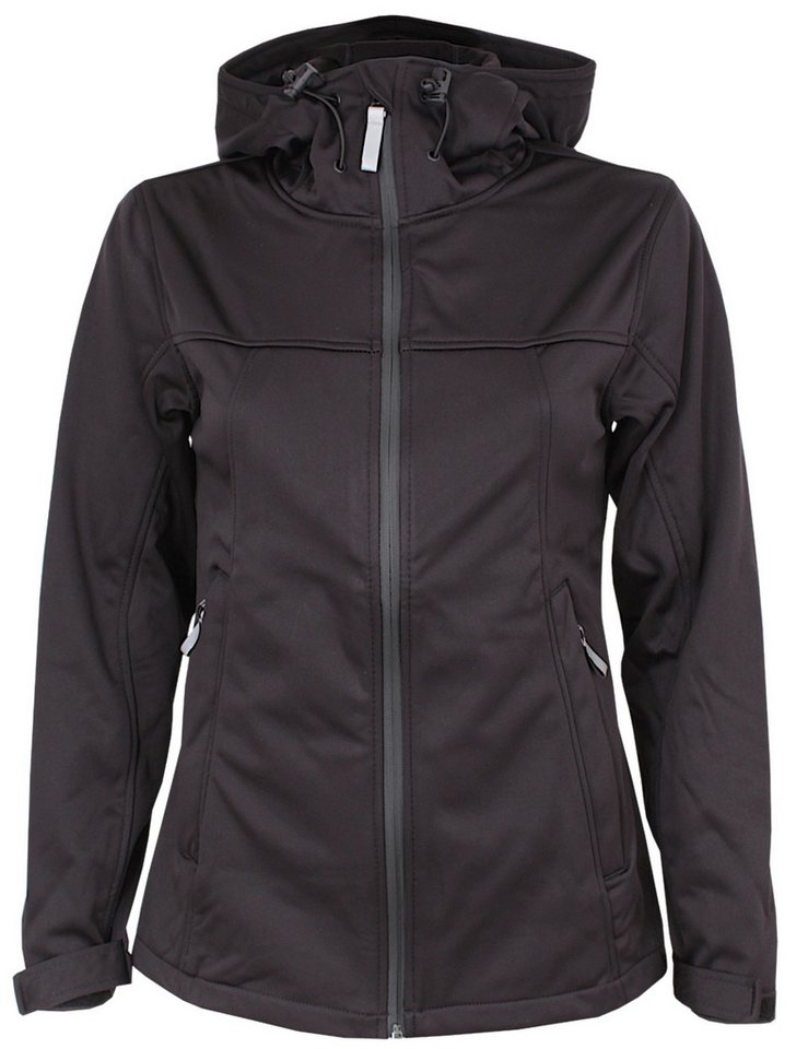 Promodoro Softshelljacke Hoody Softshell Jacke Kapuzenjacke mit Kapuze, winddicht, atmungsaktiv und bequem – Bild 2 von 5