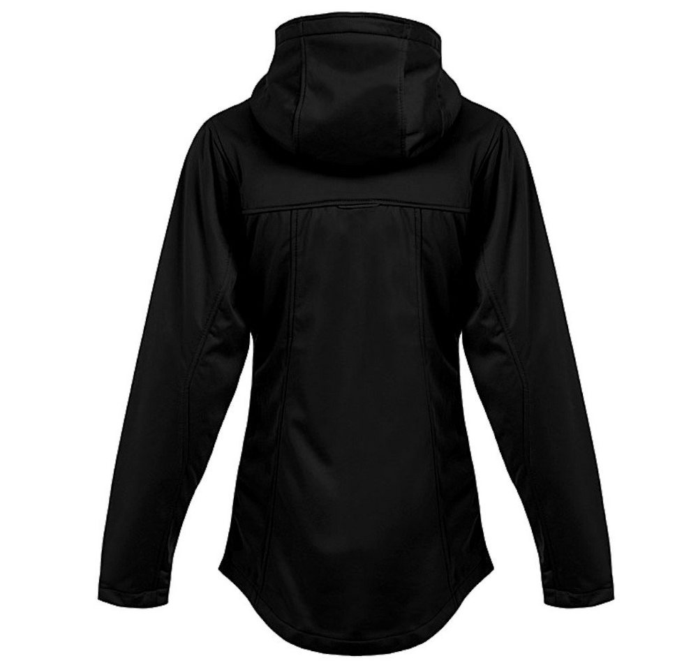 Promodoro Softshelljacke Hoody Softshell Jacke Kapuzenjacke mit Kapuze, winddicht, atmungsaktiv und bequem – Bild 3 von 5
