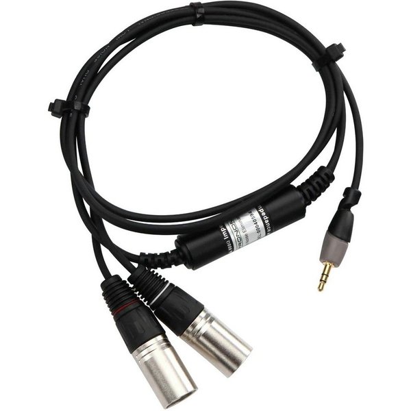Pronomic Audio Noise Eliminator Kabel Klinke/XLR - Entstörkabel Audio-Kabel, XLR Stecker, Klinkenstecker 3,5 mm Stereo (150 cm), Ein- und Ausgang unsymmetrisch