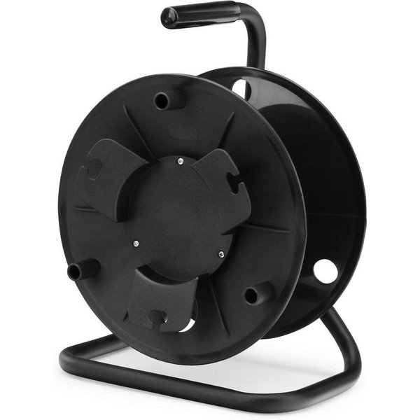Pronomic KT-100 Leertrommel für Kabel, Draht, Seil, Schlauch usw. Kabeltrommel (Rundspule aus Kunststoff), Für ca. 80 - 100 Meter Mikrofonkabel