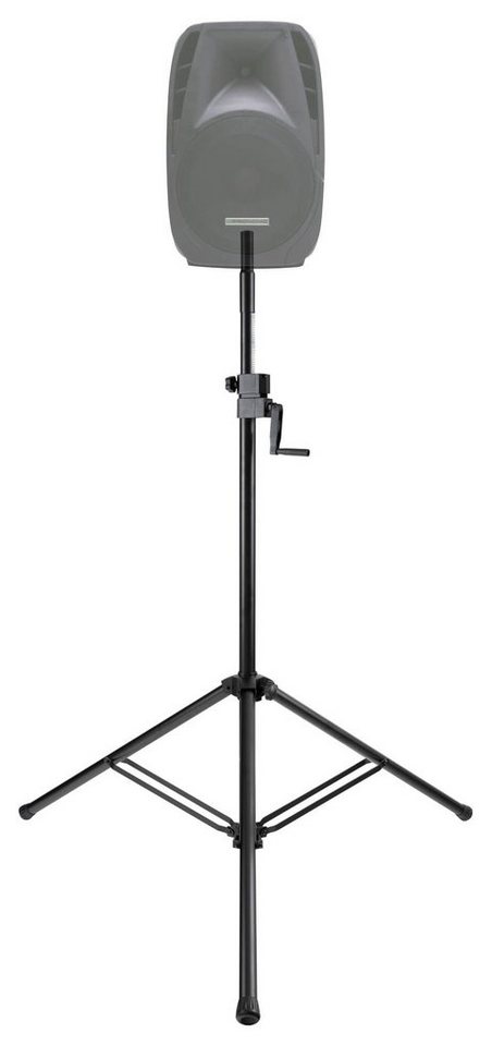 Pronomic Lautsprecherständer SPS-C-10AS Kurbelstativ - Boxenstativ, (bis 0 Zoll, Paar, 2-tlg., Ausziehbar von ca. 148 - 242 cm, Max. Belastbarkeit: 80 kg - Eing – Bild 3 von 5