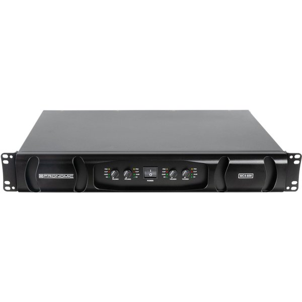 Pronomic MC4-600 Endstufe 4x 900 Watt Audioverstärker (Anzahl Kanäle: 4, 3600 W, Endstufe mit flexibler Schaltung & einstellbarer Grenzfrequenz)