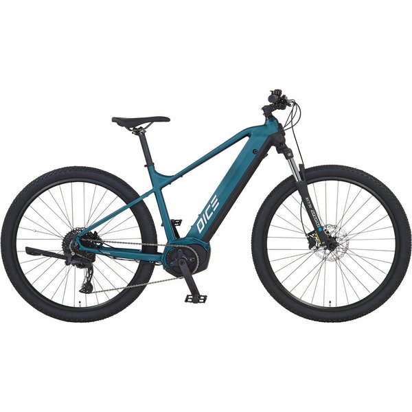 Prophete E-Bike Mountainbike Dice 3.8, 10 Gang Shimano Cues Schaltwerk, Kettenschaltung, Mittelmotor, 540 Wh, Pedelec, Elektrofahrrad für Damen und Herren, MTB