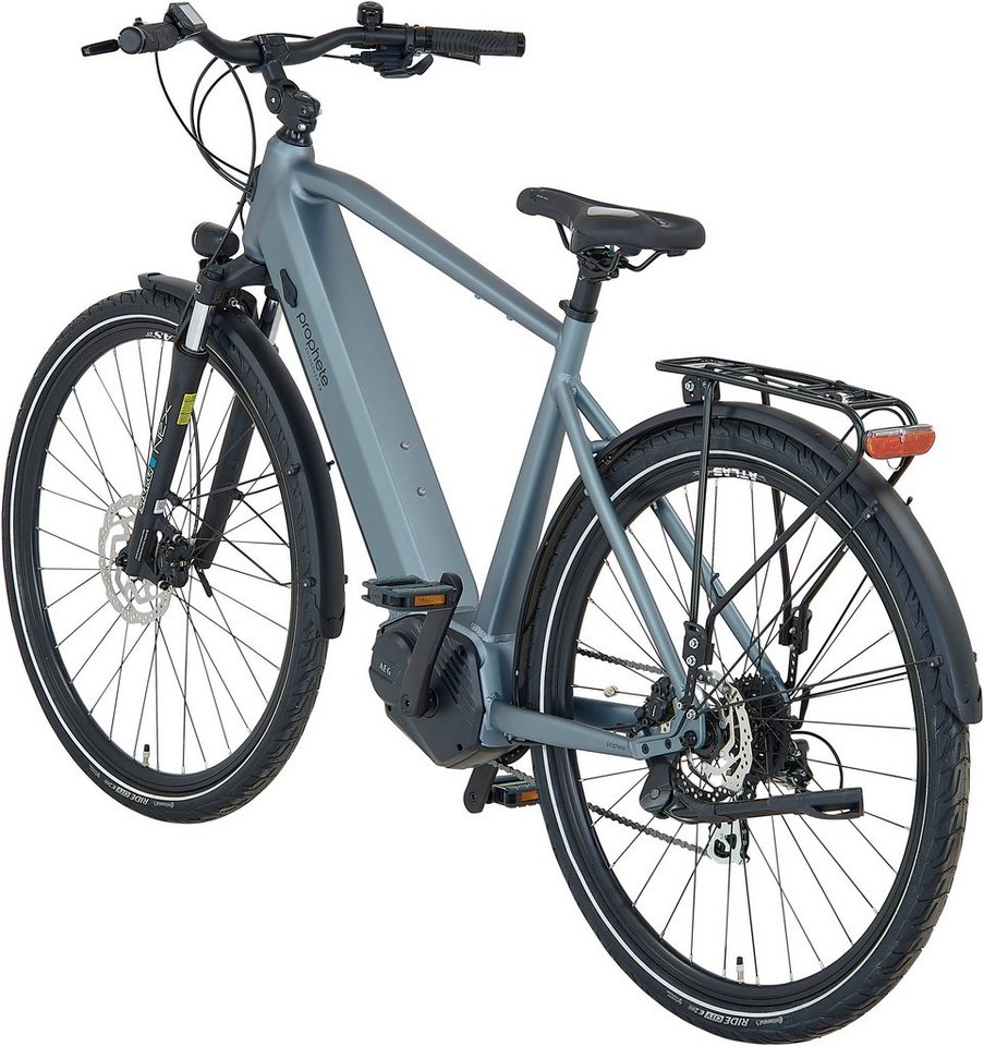 Prophete E-Bike Trekkingrad Entdecker 3.8, 8 Gang Shimano Altus Schaltwerk, Kettenschaltung, Mittelmotor, 540 Wh, Pedelec, Elektrofahrrad für Herren – Bild 3 von 5