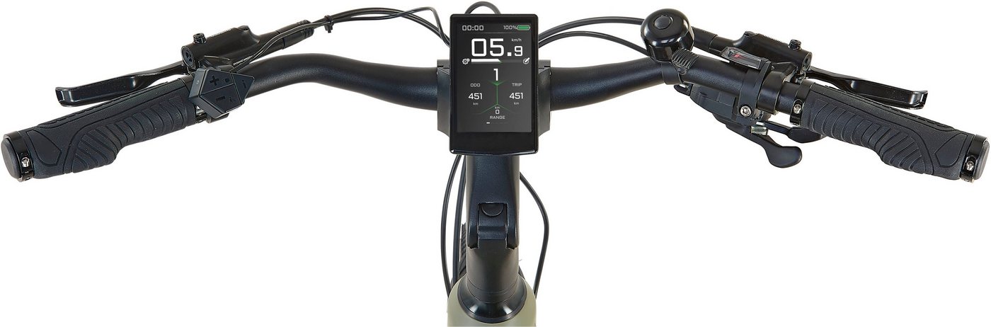 Prophete E-Bike Trekkingrad Entdecker 4.0, 10 Gang microSHIFT XLE Schaltwerk, Kettenschaltung, Mittelmotor, 540 Wh, Pedelec, Elektrofahrrad für Damen – Bild 3 von 5
