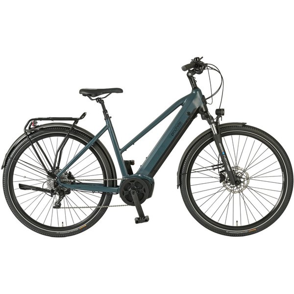 Prophete E-Bike Trekkingrad Entdecker 4.8, 10 Gang microSHIFT XLE Schaltwerk, Kettenschaltung, Mittelmotor, 540 Wh