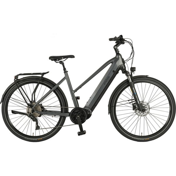 Prophete E-Bike Trekkingrad Entdecker 5.8, 10 Gang Shimano Deore Schaltwerk, Kettenschaltung, Mittelmotor, 800 Wh