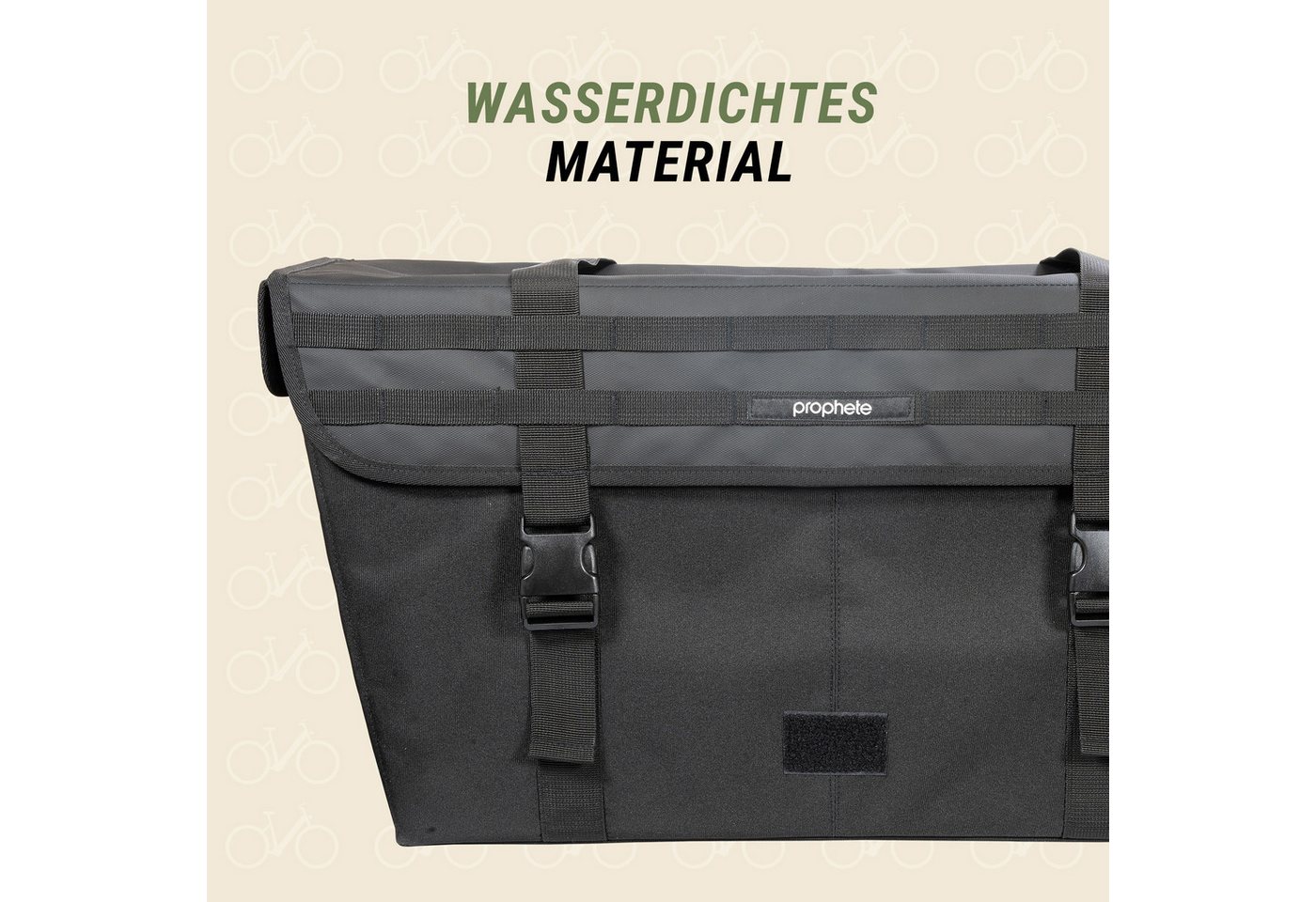 Prophete Fahrradtasche Doppelpacktasche Longtail – Bild 3 von 5