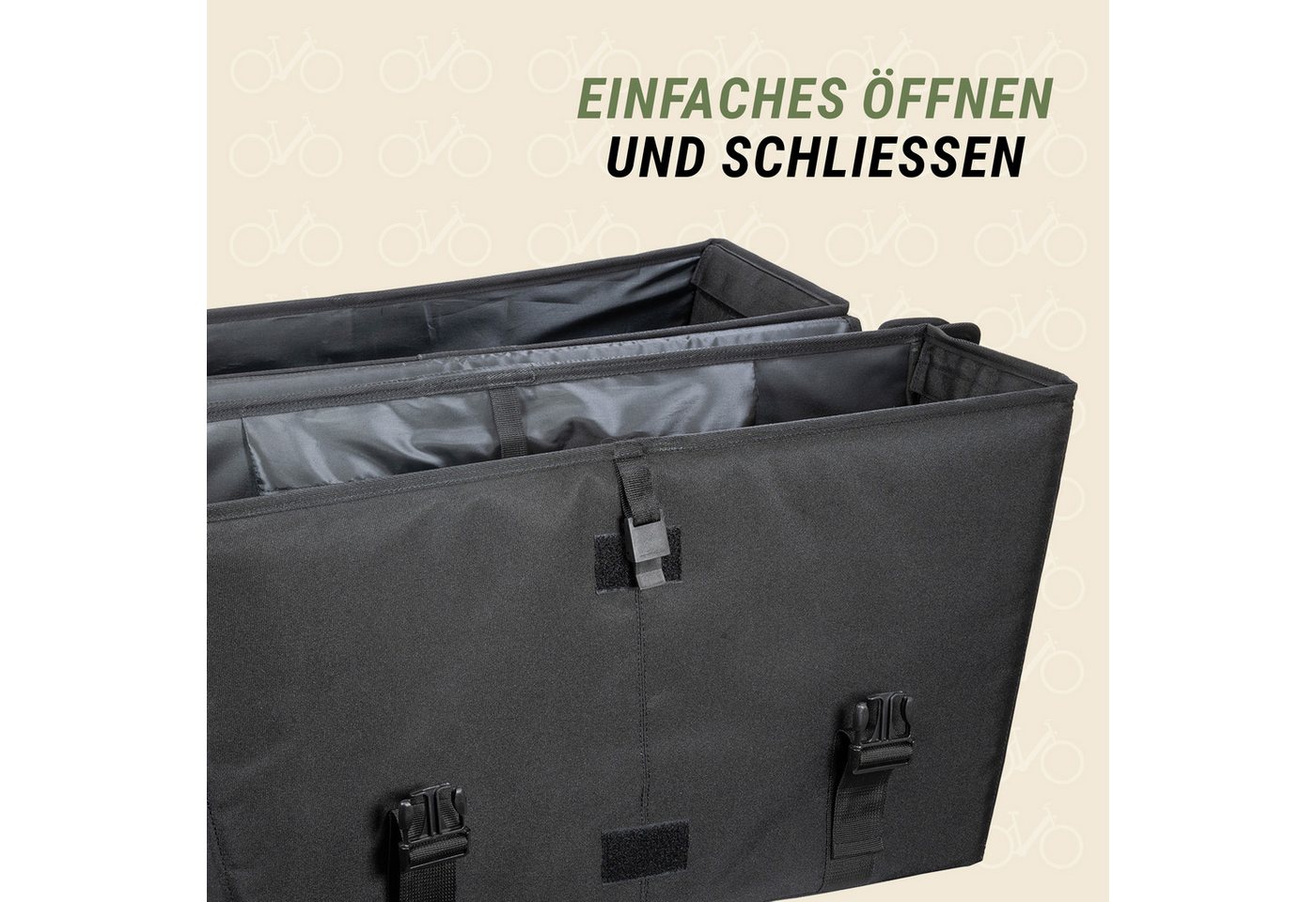 Prophete Fahrradtasche Doppelpacktasche Longtail – Bild 4 von 5