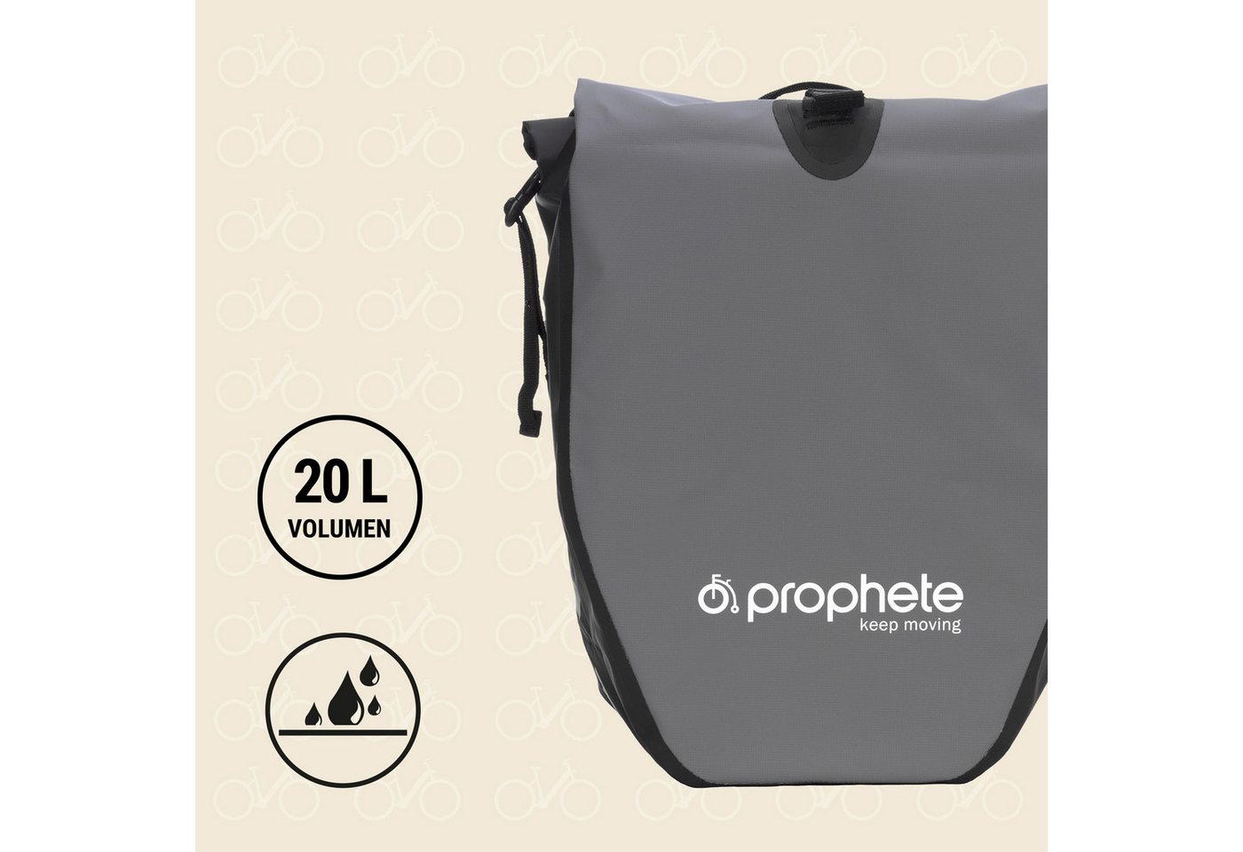 Prophete Fahrradtasche – Bild 2 von 5