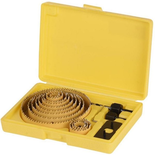 PROREGAL® Bohrersatz Lochsäge Set Set Chs 6016, 16pcs, 19-127mm