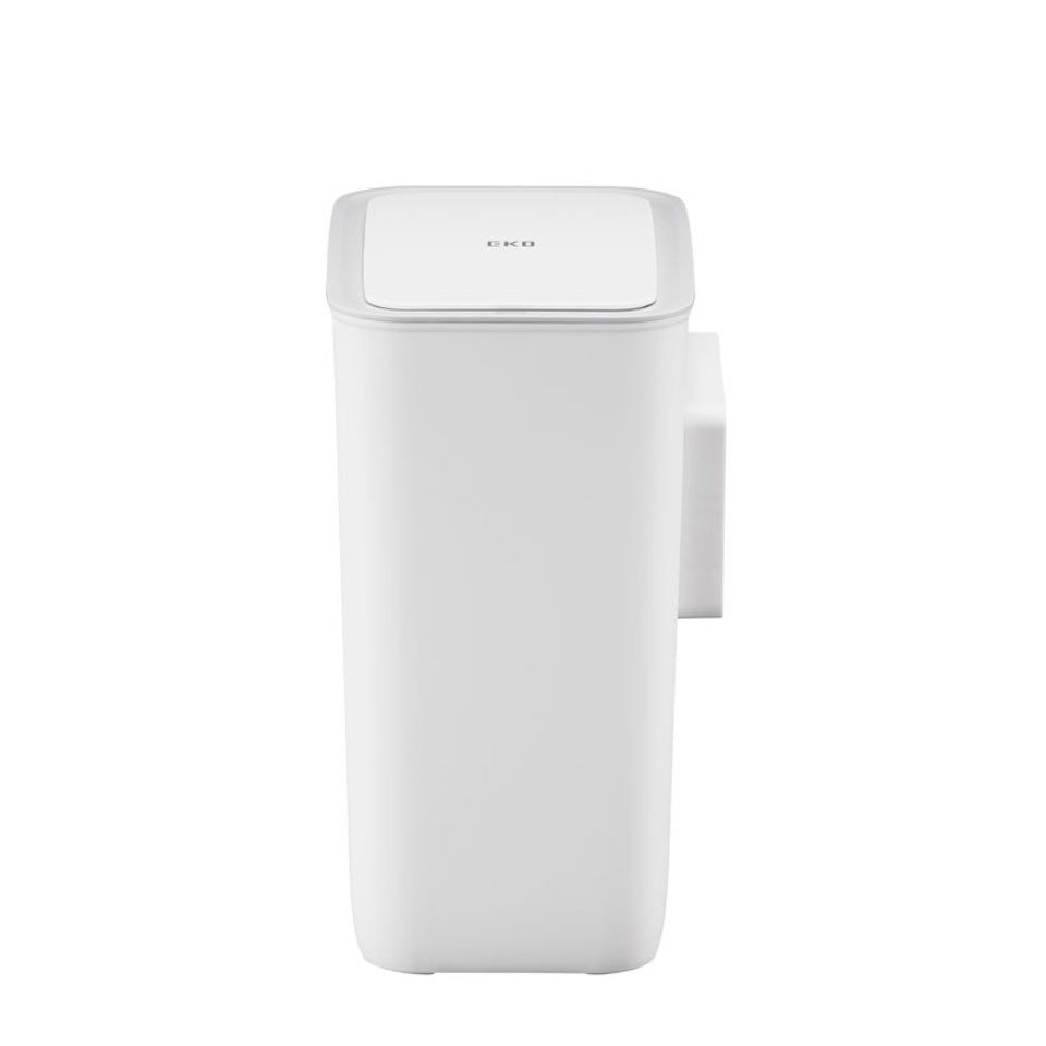 PROREGAL® Mülleimer Moderner Abfalleimer mit Smart Sensor zur Wandmontage, 8L, Weiß – Bild 2 von 5