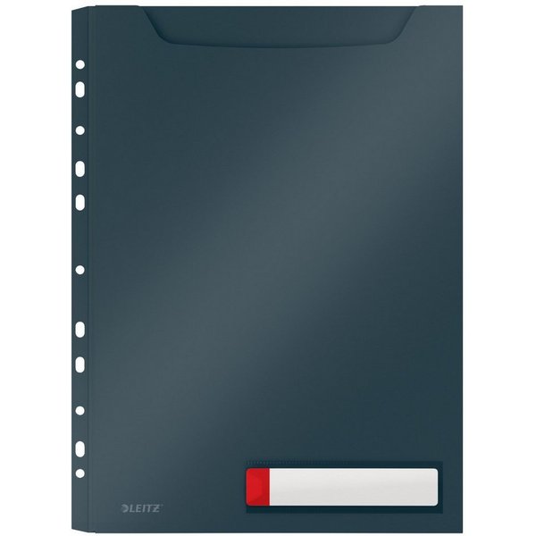 LEITZ Prospekthülle LEITZ Prospekthülle Privacy Cosy Maxi bis 150 Blatt samtgrau DIN A4