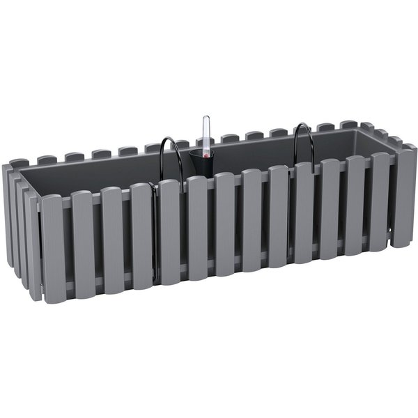 Prosperplast Balkonkasten Boardee Fence W, BxTxH: 58x18x16,2 cm, Inkl. Bewässerungsset und Metallhaken