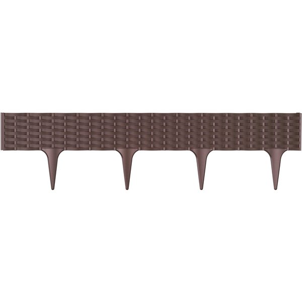 Prosperplast Beetumrandung Garden border R222, Länge 390 cm, dunkelbraun