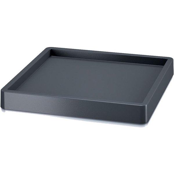 Prosperplast Blumentopfuntersetzer Mobile Plattform für Blumentopf, Zubehör für Quadratische Blumentöpfe, 29,2 x 29,2 x 5,7 cm, 360-Grad Räder