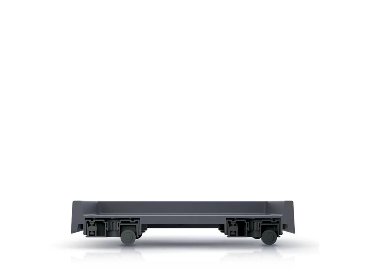 Prosperplast Blumentopfuntersetzer Mobile Plattform für Blumentopf, Zubehör für Quadratische Blumentöpfe, 29,2 x 29,2 x 5,7 cm, 360-Grad Räder – Bild 3 von 5
